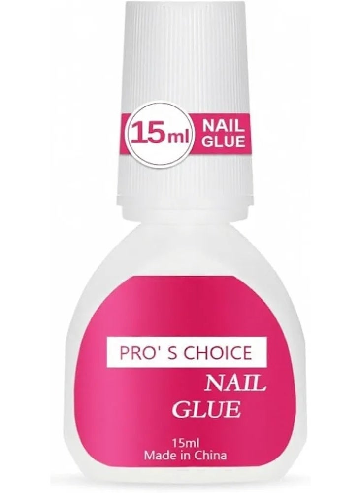 تشويس غراء أظافر جل عالي الجودة وفعال. يتميز بقوة التصاق عالية وجفاف سريع، عبوة15مل.عبوه 3 قطعة - Image 1